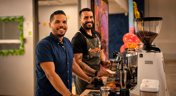Barista preparando espresso